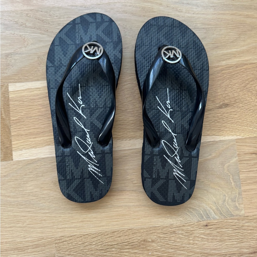 Michael Kors Black Slippers
